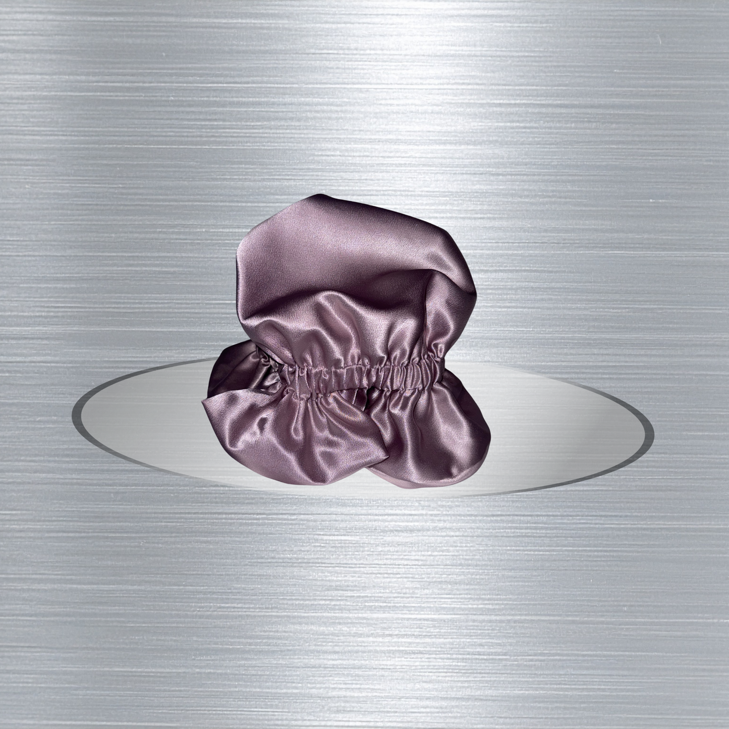Cape Lilac Satin Bonnet