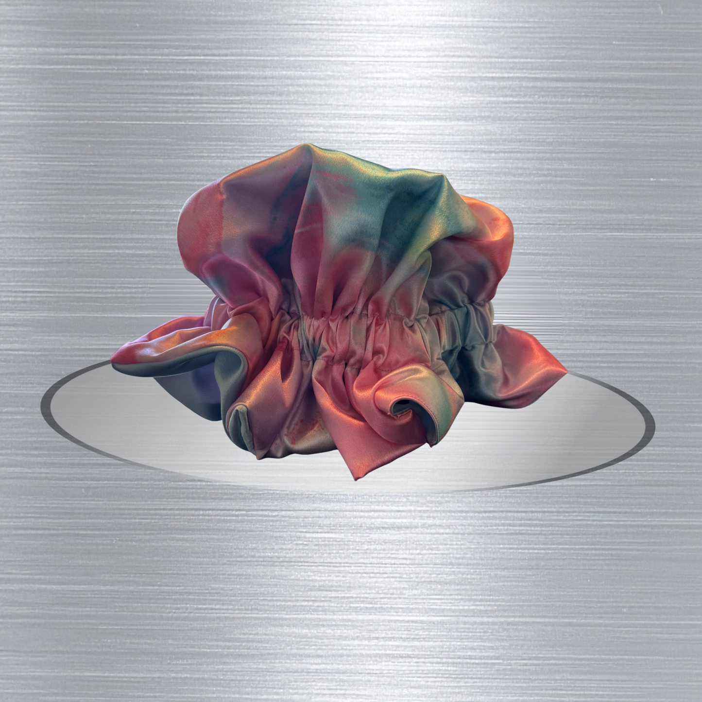 Cotton Candy Azul Satin Bonnet