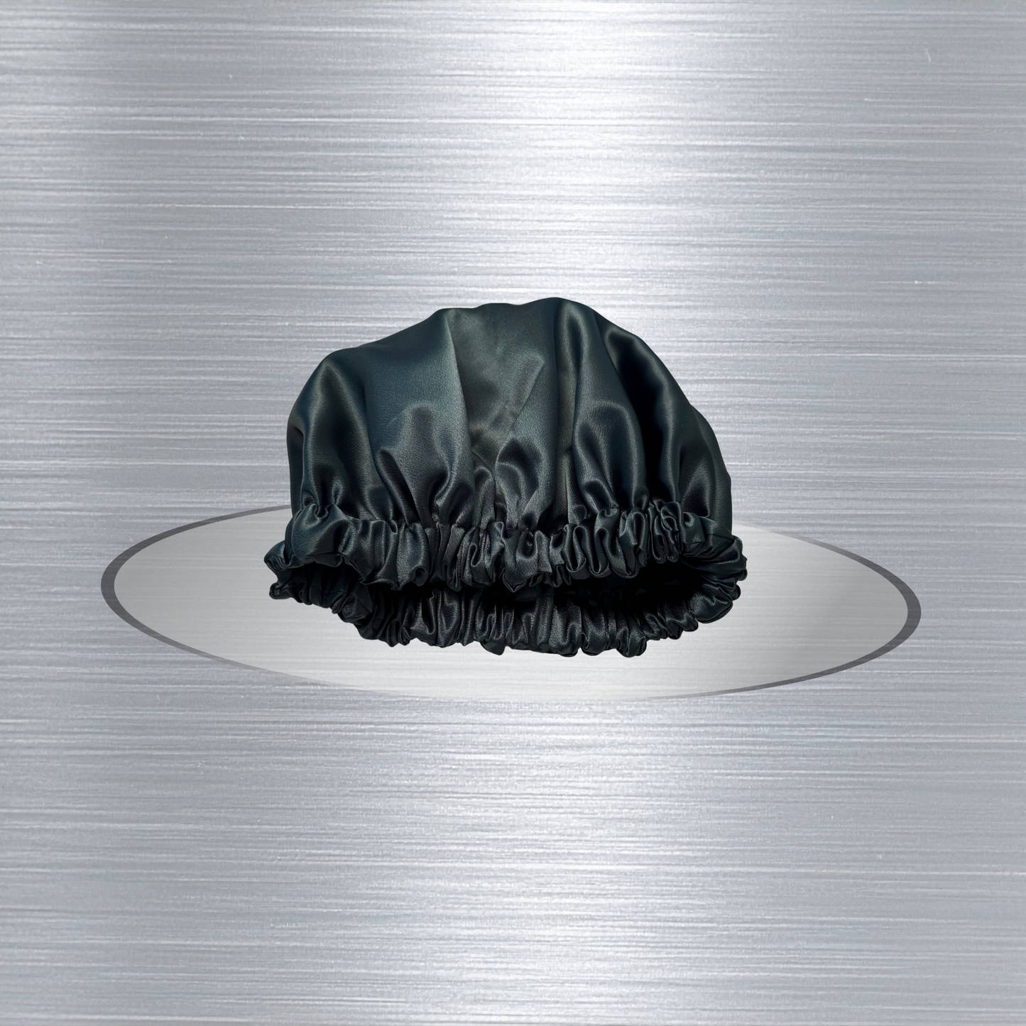 Deep Jungle Green Satin Bonnet