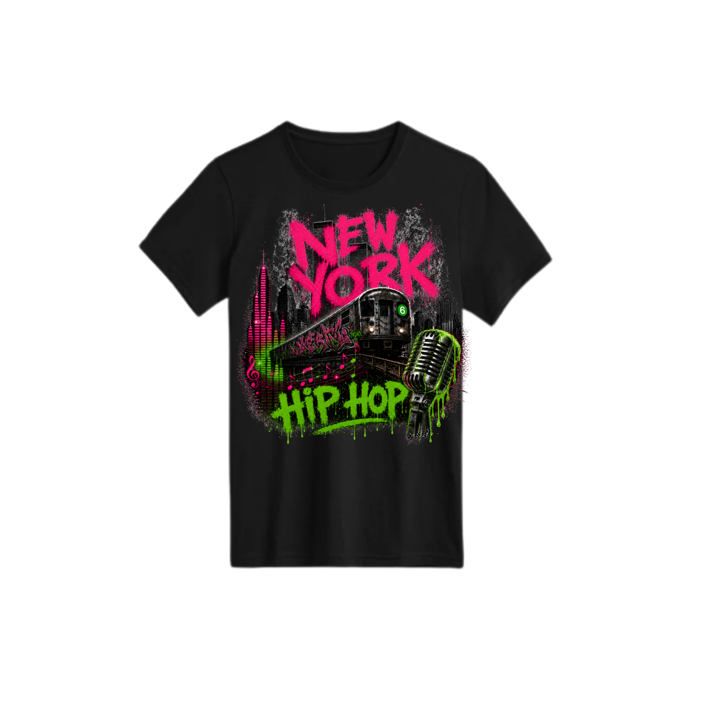 New York Hip Hop Graffiti Tee