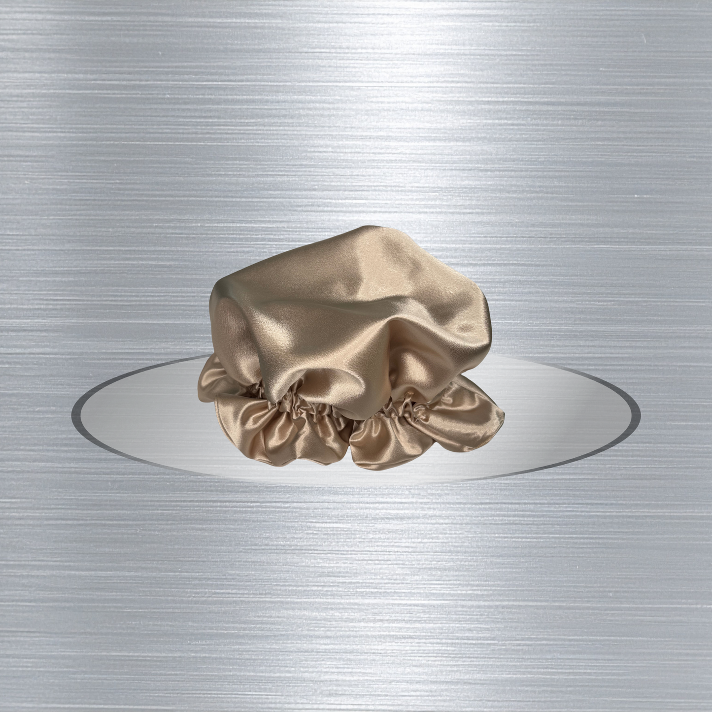 Champagne Satin Bonnet